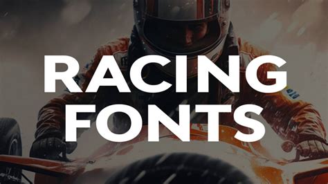 33 Cool Racing Fonts That Fill Your Need for Speed .